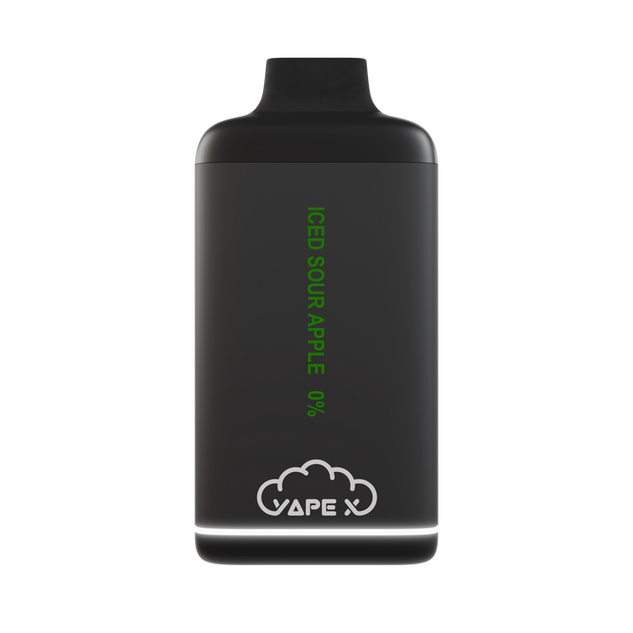 Iced Sour Apple Vape - 0% Nicotine