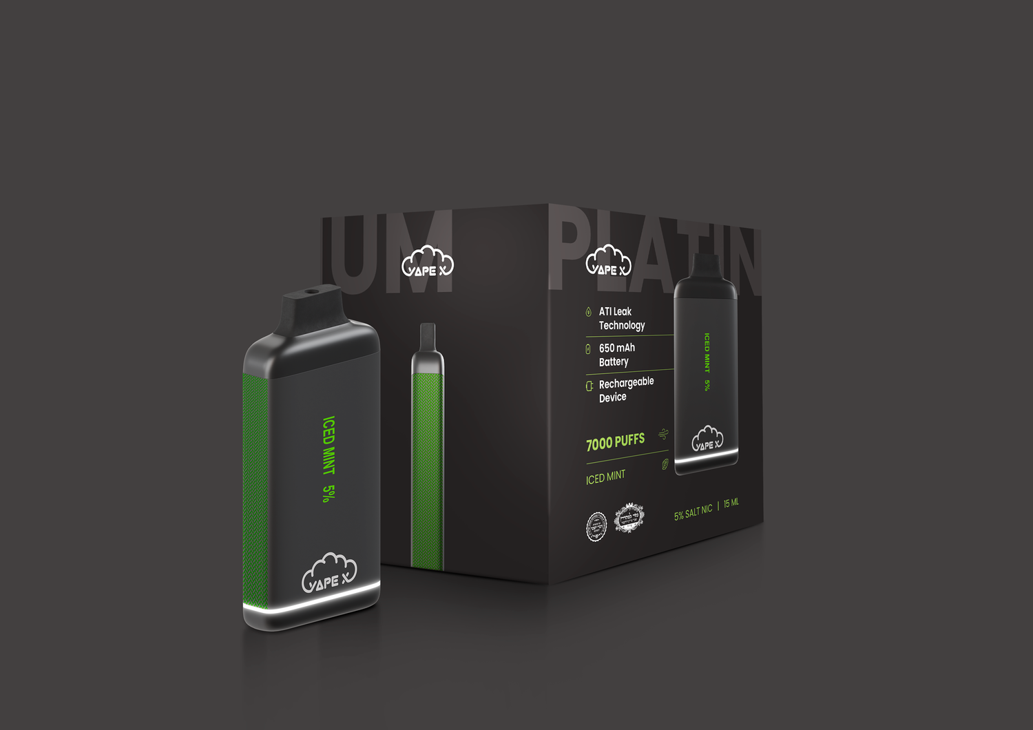 Platinum Vape 5% 10 Pack