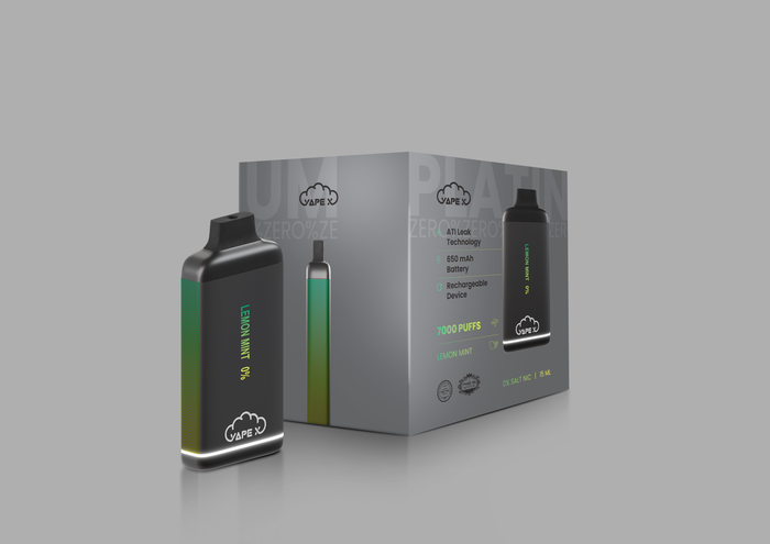 Lemon Mint Vape - 0% Nicotine