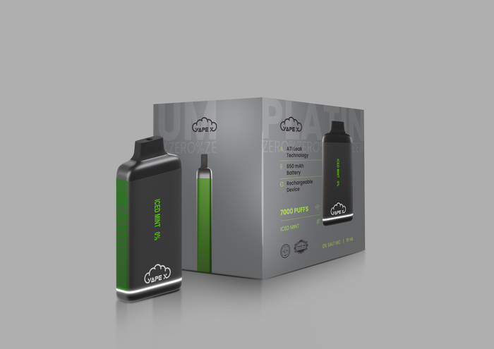 Iced Mint Vape - 0% Nicotine