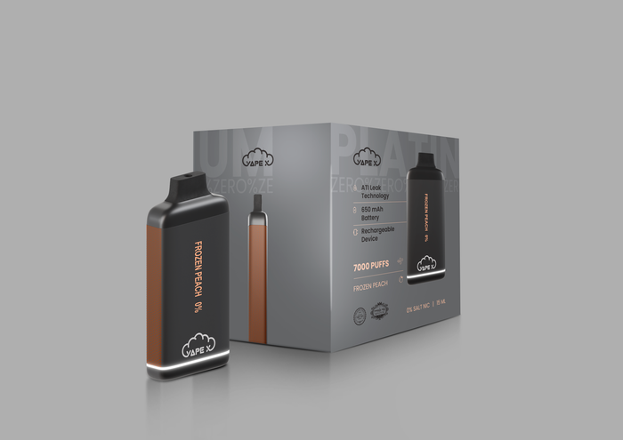 Frozen Peach Vape - 0% Nicotine