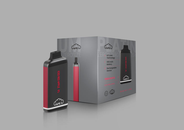 Iced Red Apple Vape - 0% Nicotine