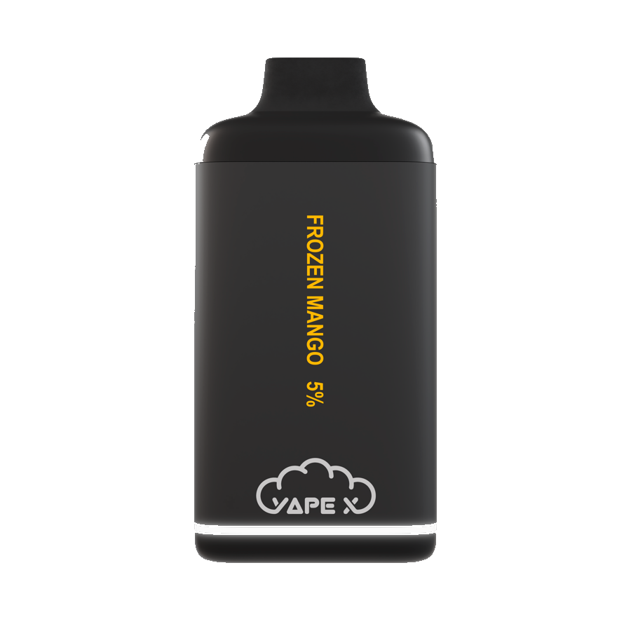 vapeX Frozen Mango Vape 5% Nicotine disposable vape front product view