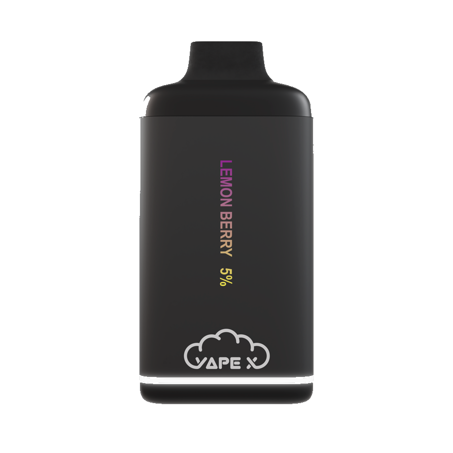 vapeX Lemon Berry 5% Nicotine (10 Pack) disposable vape front product view