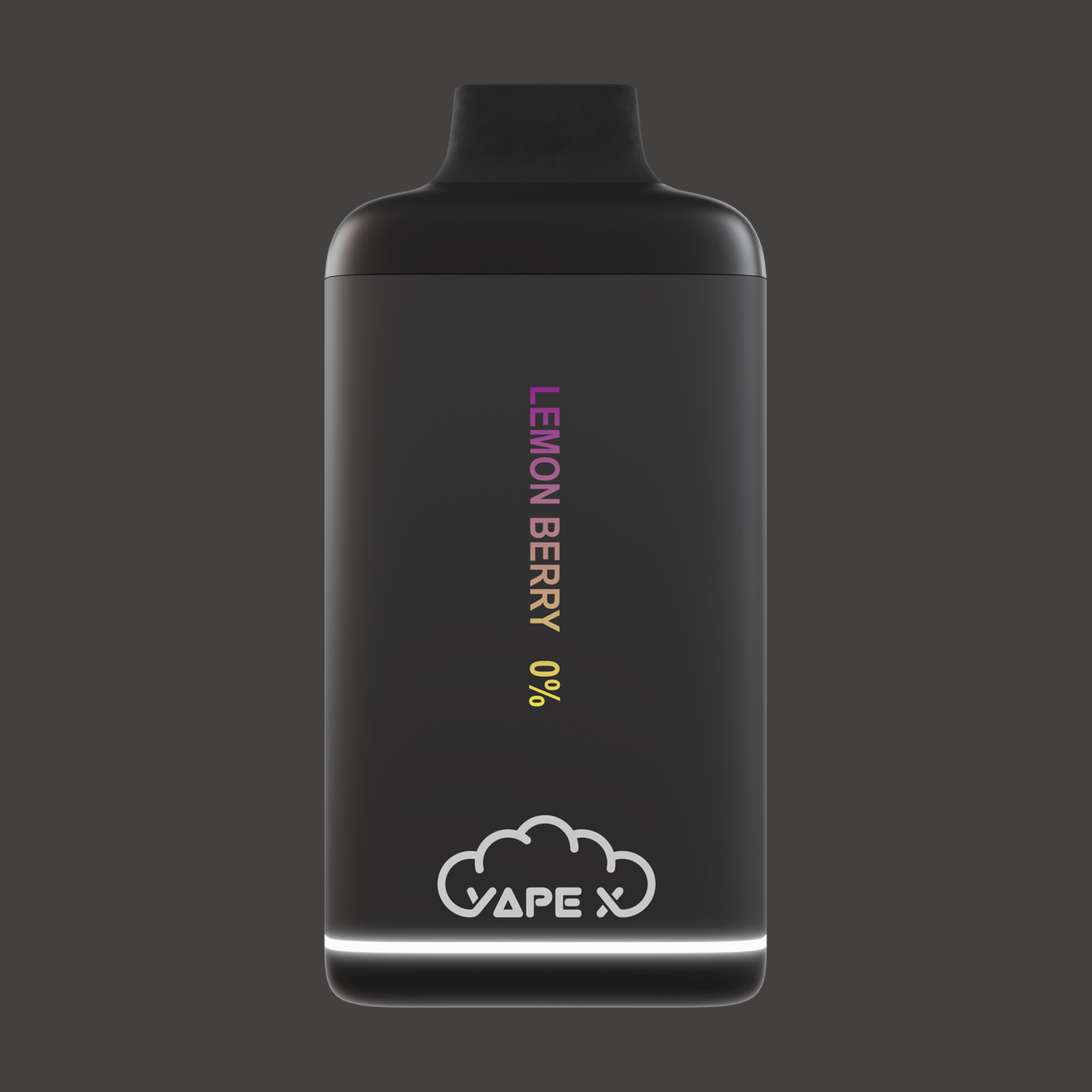 vapeX Lemon Berry 0% Nicotine (10 Pack) disposable vape front product view