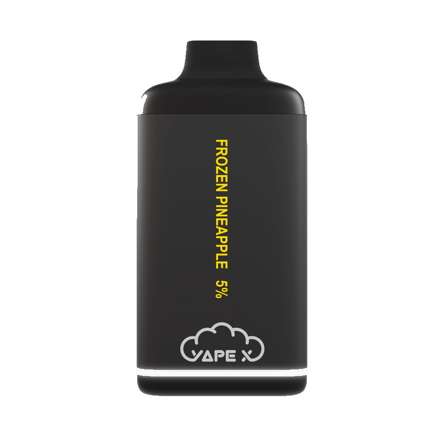 vapeX Frozen Pineapple 5% Nicotine (10 Pack) disposable vape front product view
