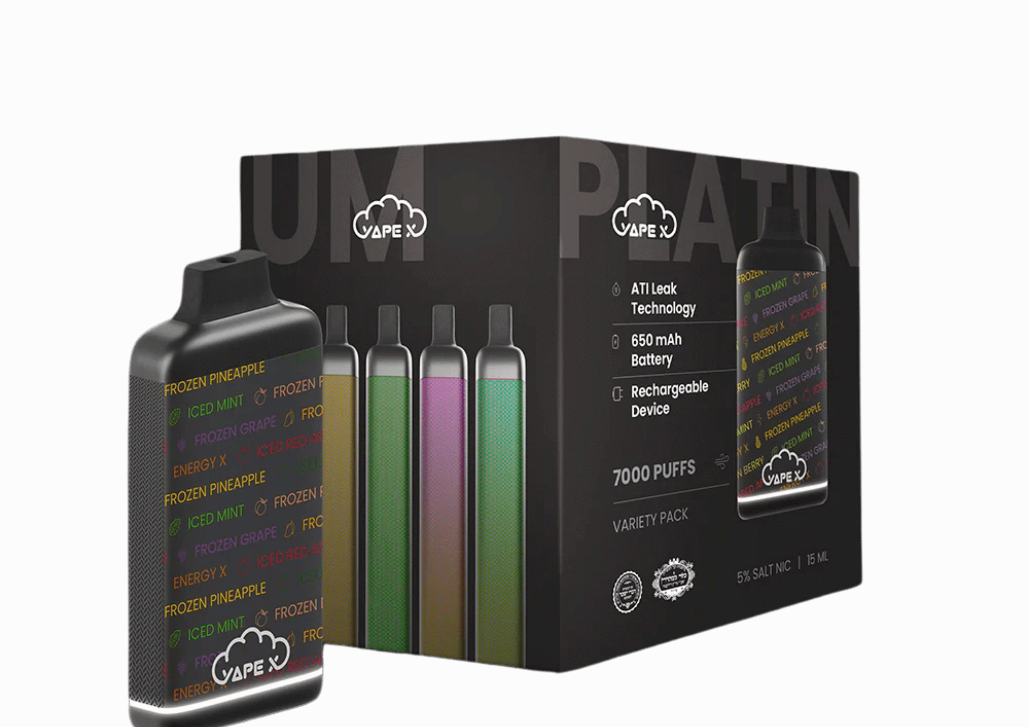 Platinum Vape 5% Variety 10 pack | vapeX Platinum Vape 5% Variety 10 pack | vapeX