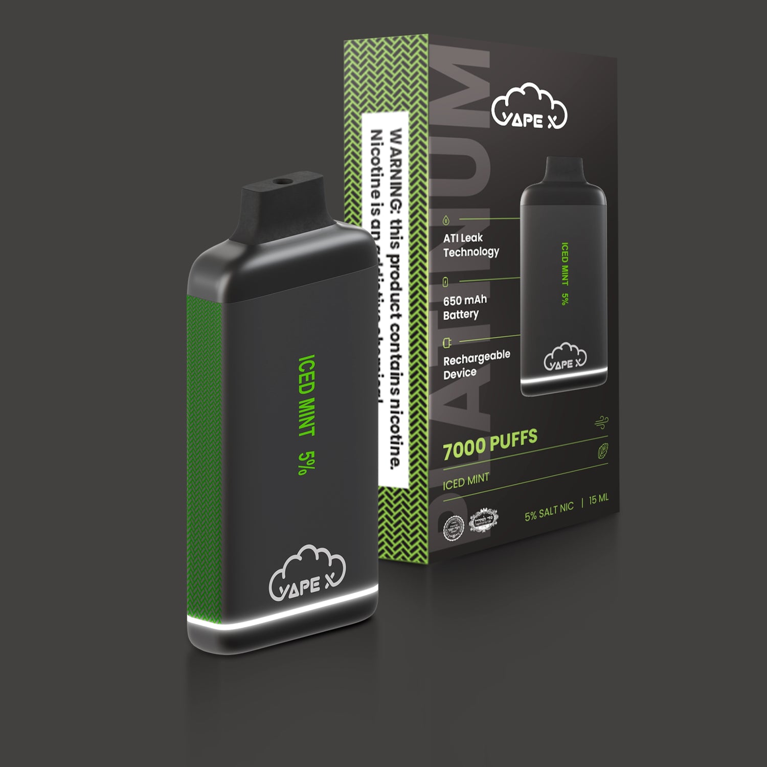 Platinum Vape 5% Unit