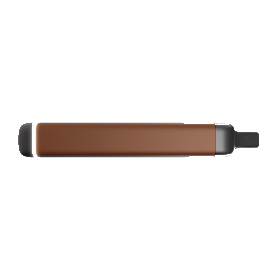 vapeX Frozen Peach Vape 5% Nicotine disposable vape side product view