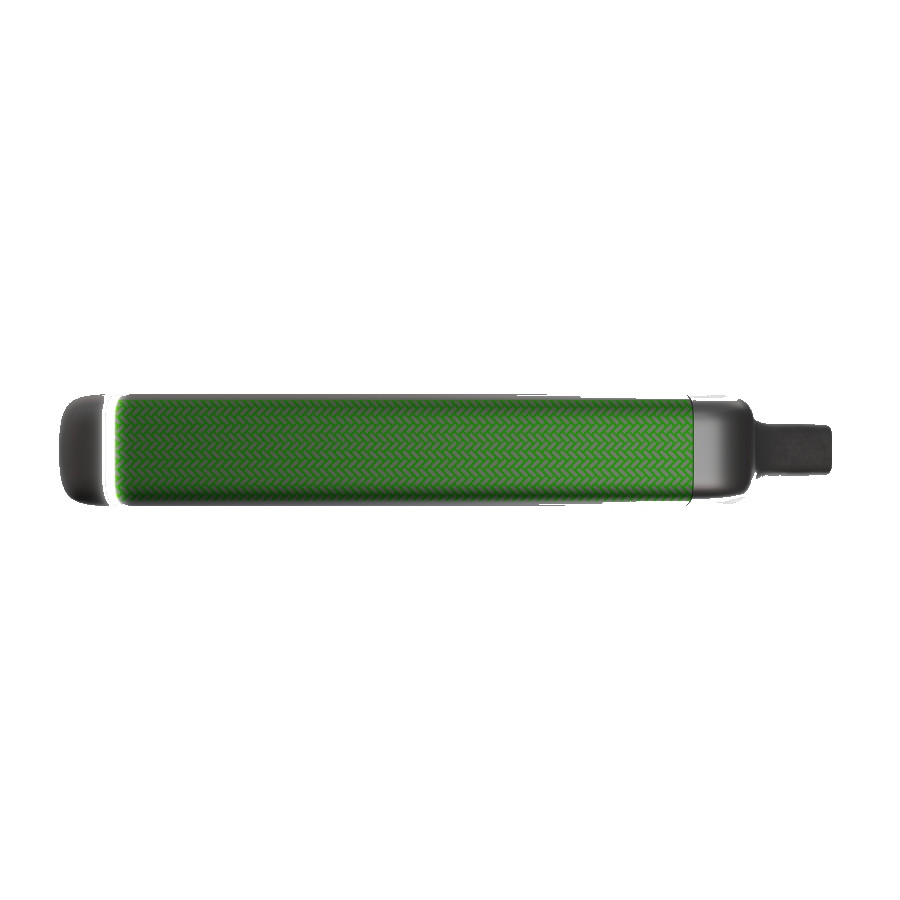 vapeX Iced Mint Vape 5% Nicotine disposable vape side product view