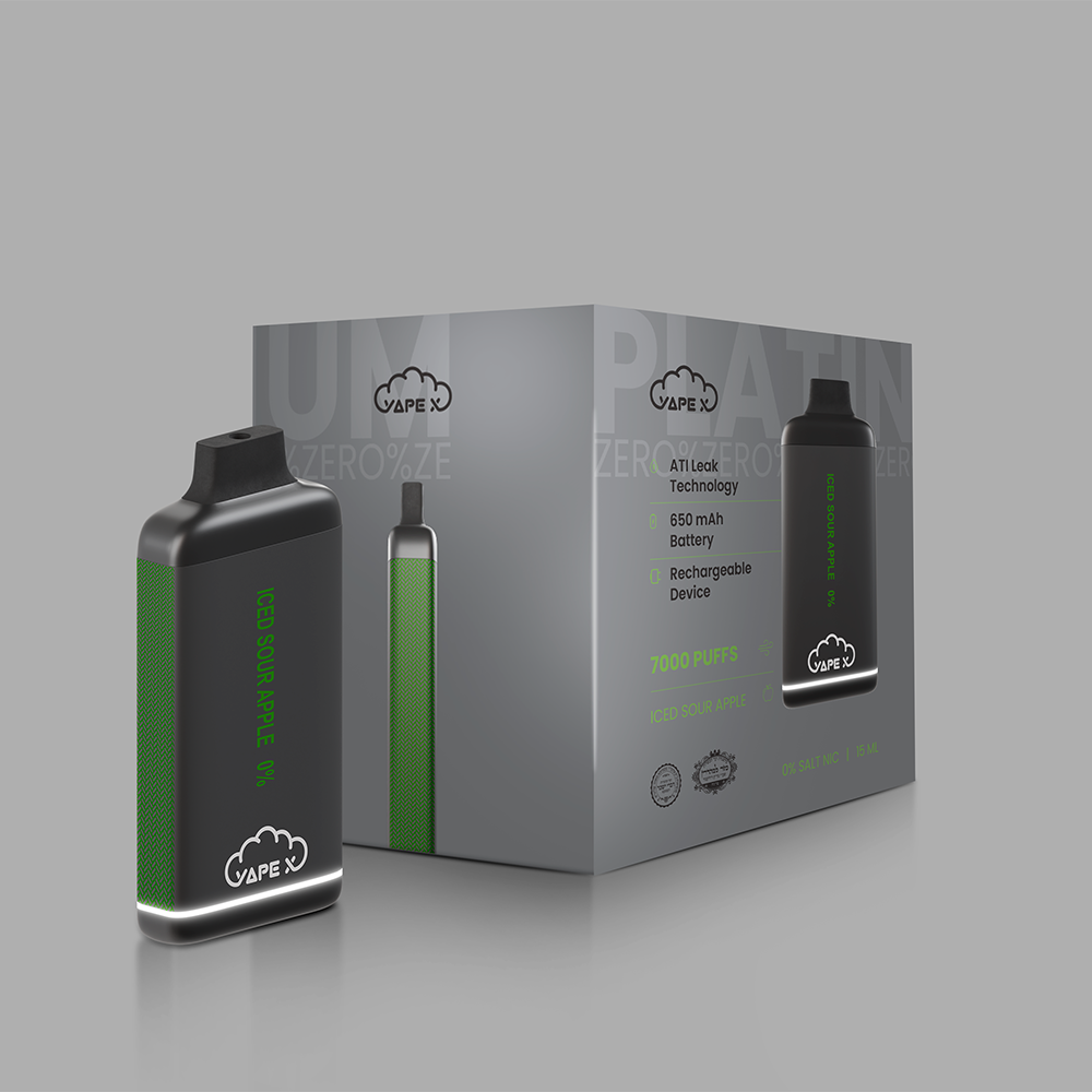 Iced Sour Apple - 0% Nicotine (10 Pack)